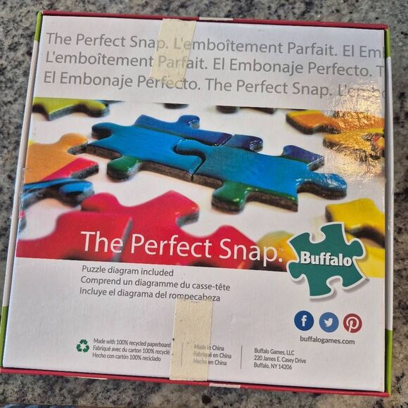 Buffalo Games Kitten Dreams 750 pc Jigsaw Puzzle, USED, tape on box - Picture 7 of 11